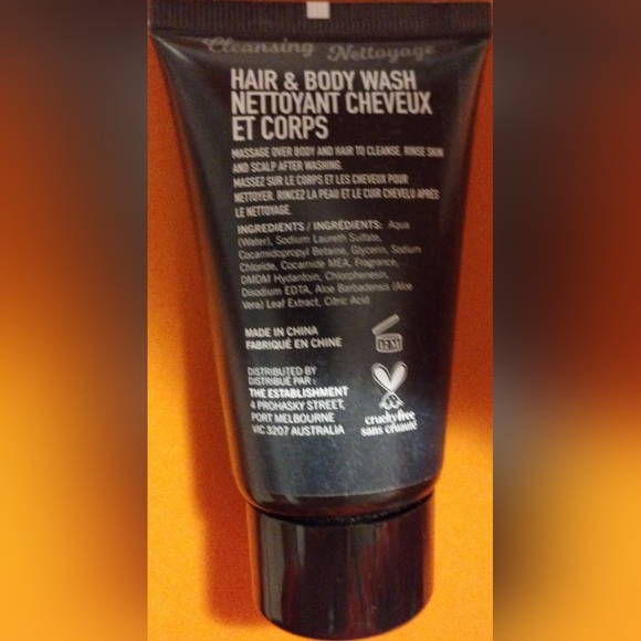 THE ESTABLISHMENT Cleansing HAIR & BODY WASH SANDALWOOD & CLOVE WITH ALOE - Picture 2 of 2